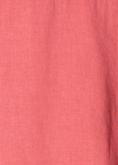 Camisa sport lino coral