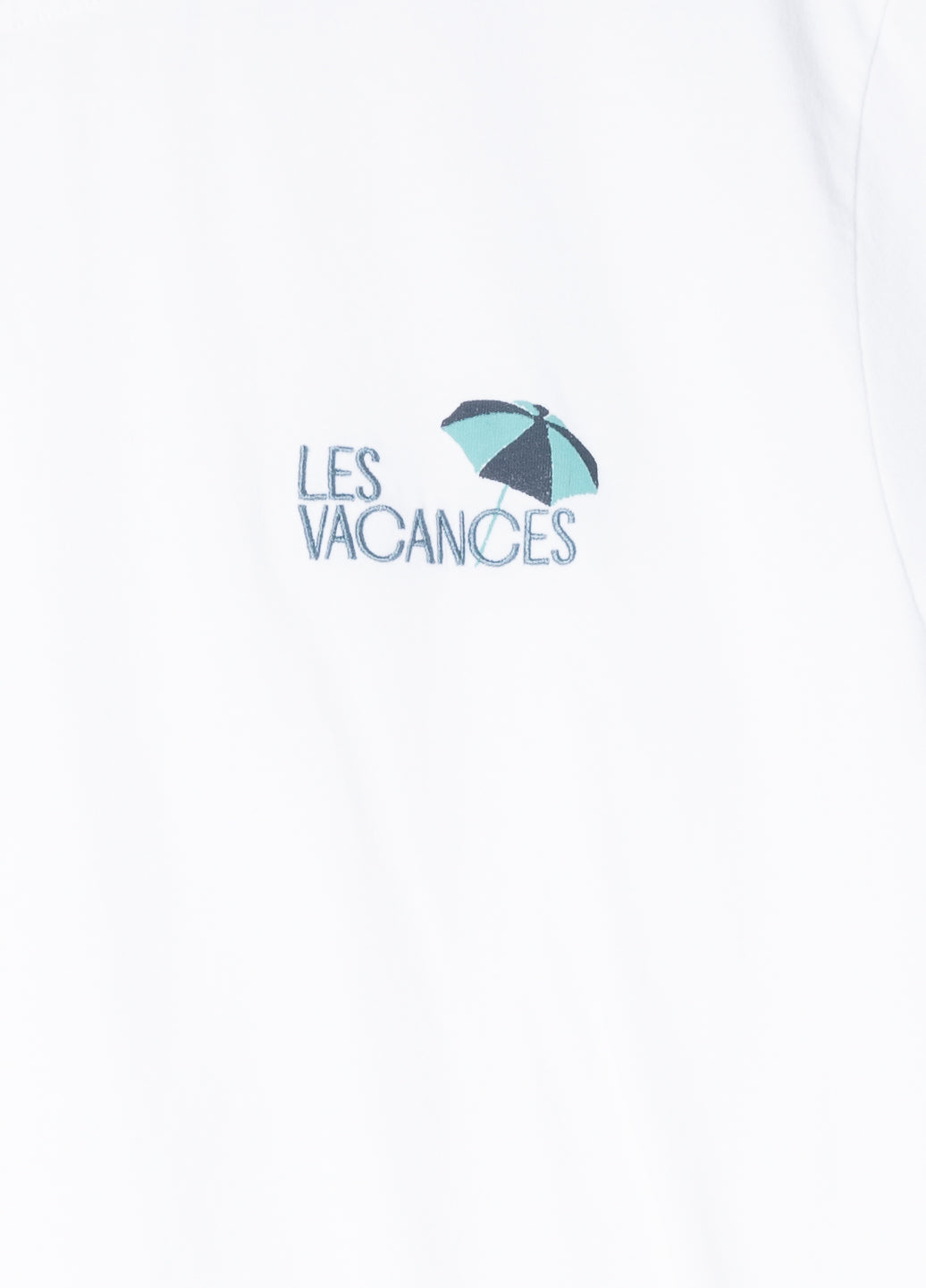 Camiseta Les vacances blanco