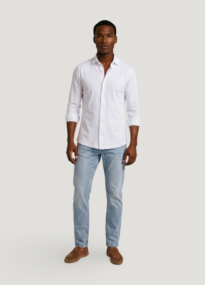 Camisa punto blanca