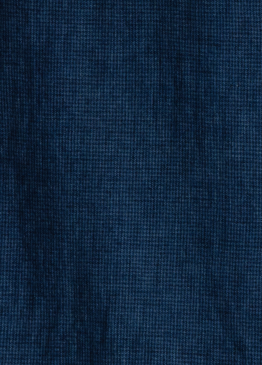 Camisa algodón y lino denim lavada