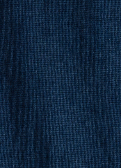 Camisa algodón y lino denim lavada