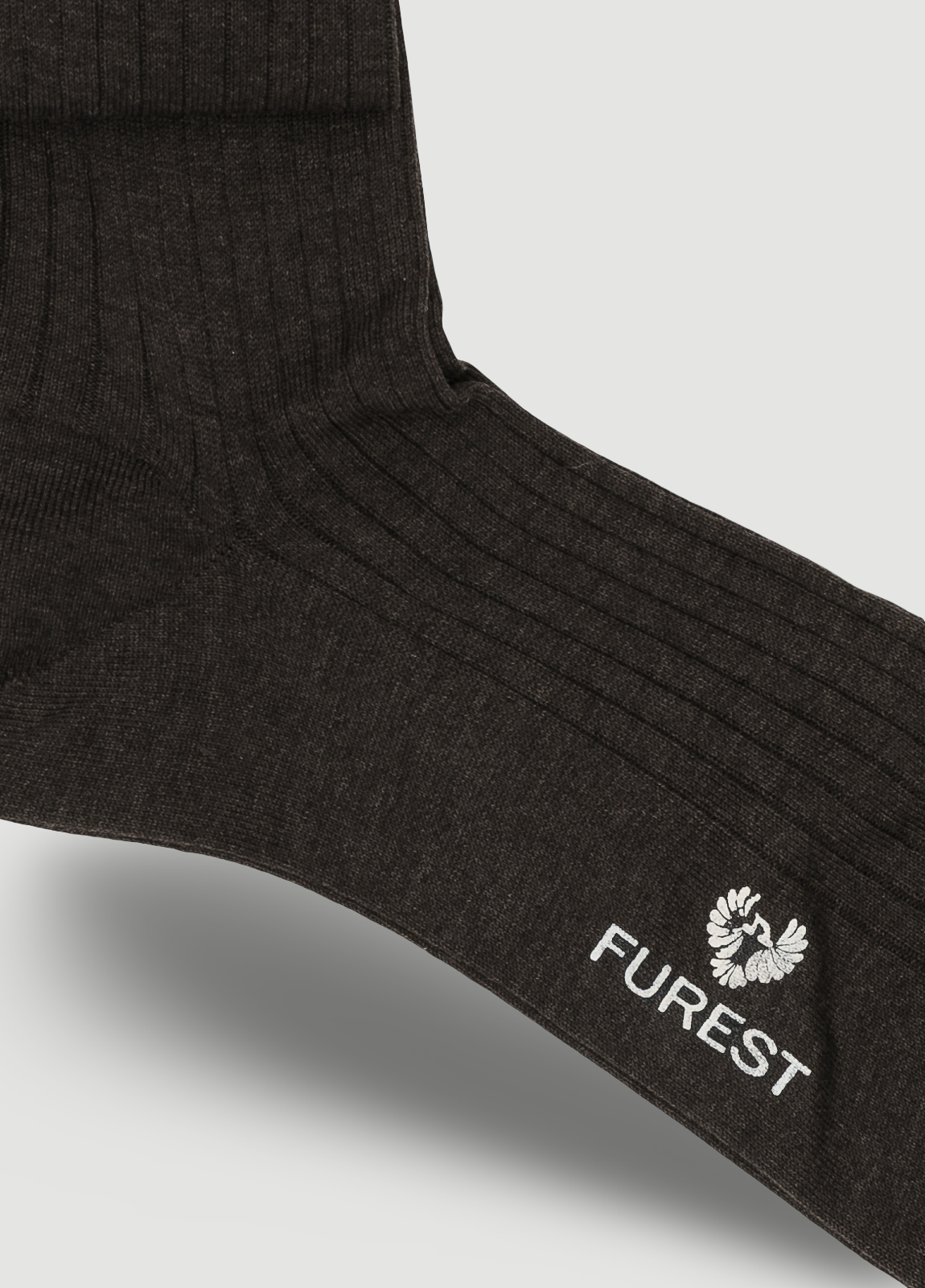 Calcetín largo gris marengo hilo de Escocia