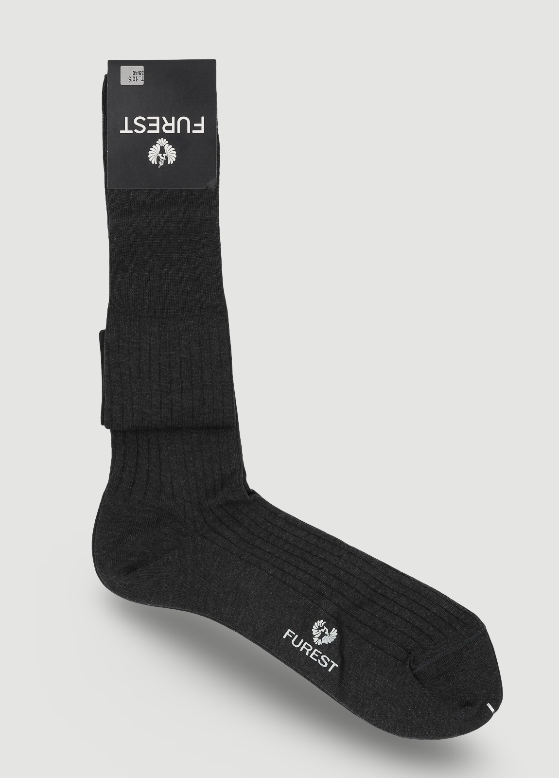 Calcetín largo gris marengo hilo de Escocia