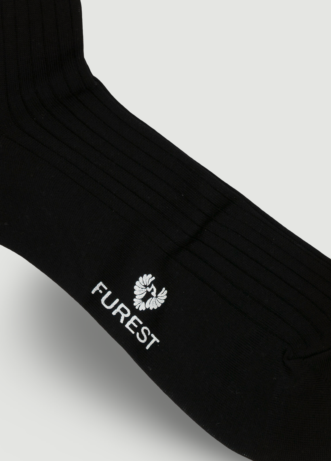 Calcetín largo negro hilo de Escocia