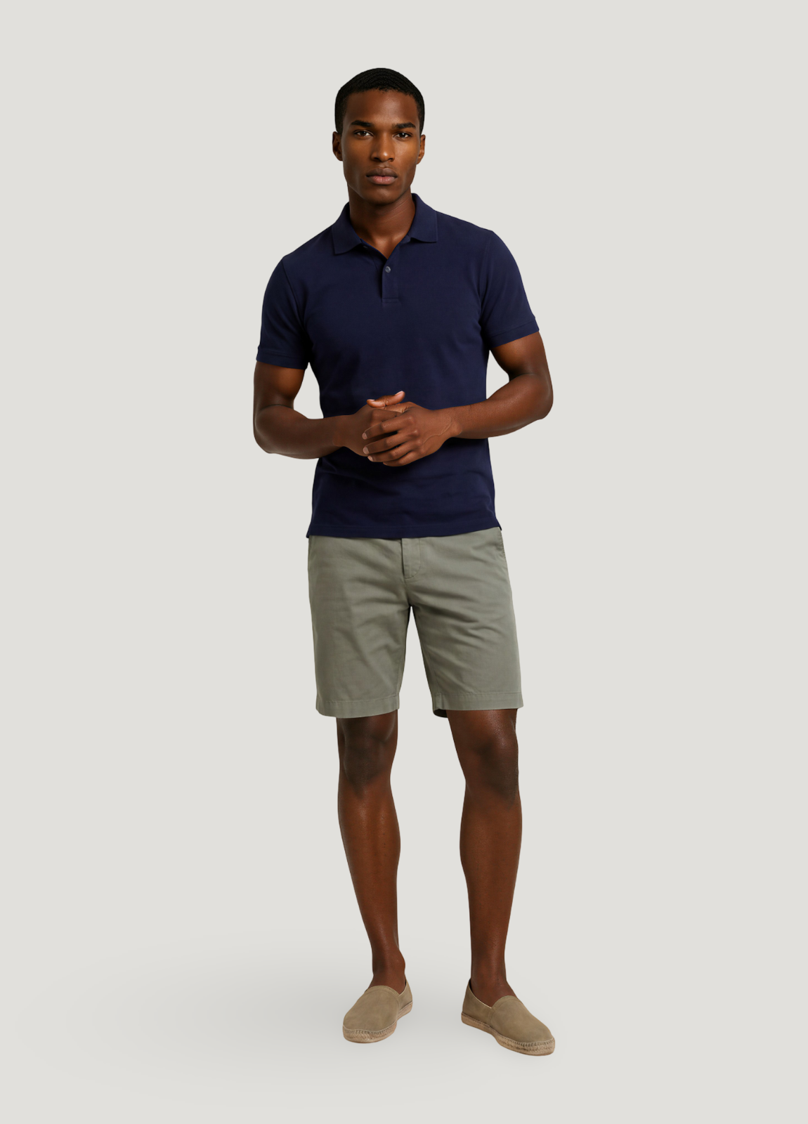 Bermuda algodón kaki