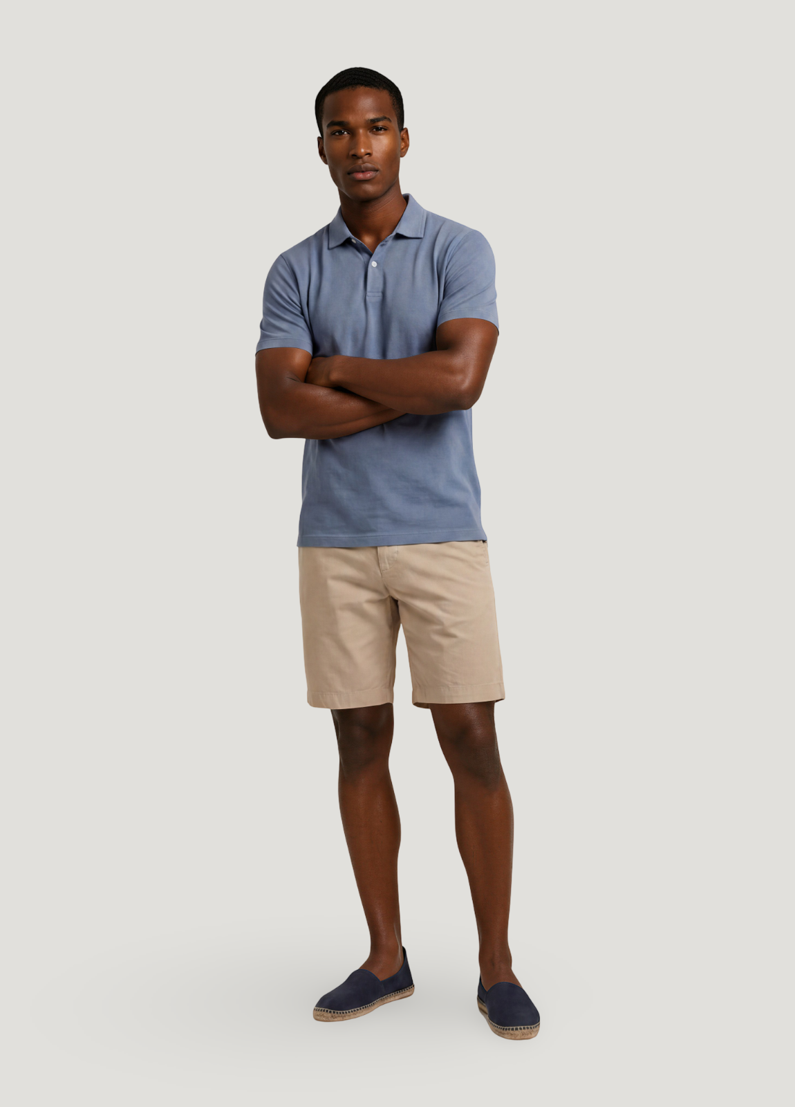 Bermuda algodón beige