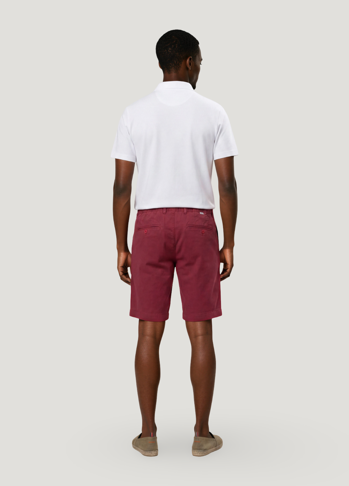 Strawberry cotton Bermuda shorts
