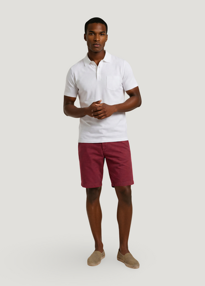 Strawberry cotton Bermuda shorts
