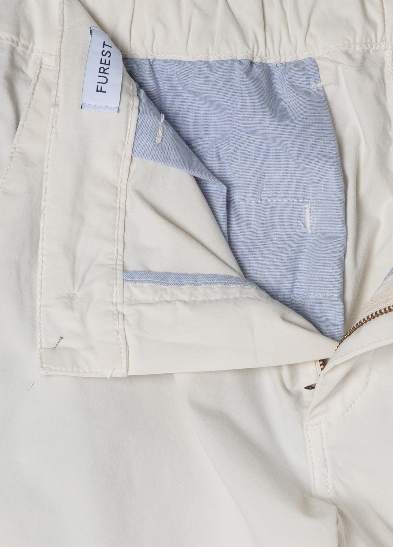 Raw cotton Bermuda shorts
