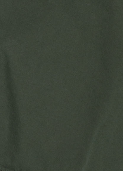 Dark green cotton shorts