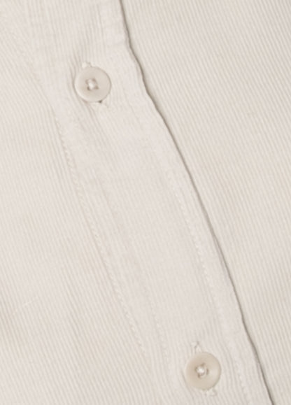 Off-white corduroy casual shirt