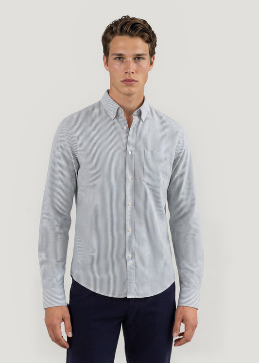 Camisa Polo B.D. Rayas Verde