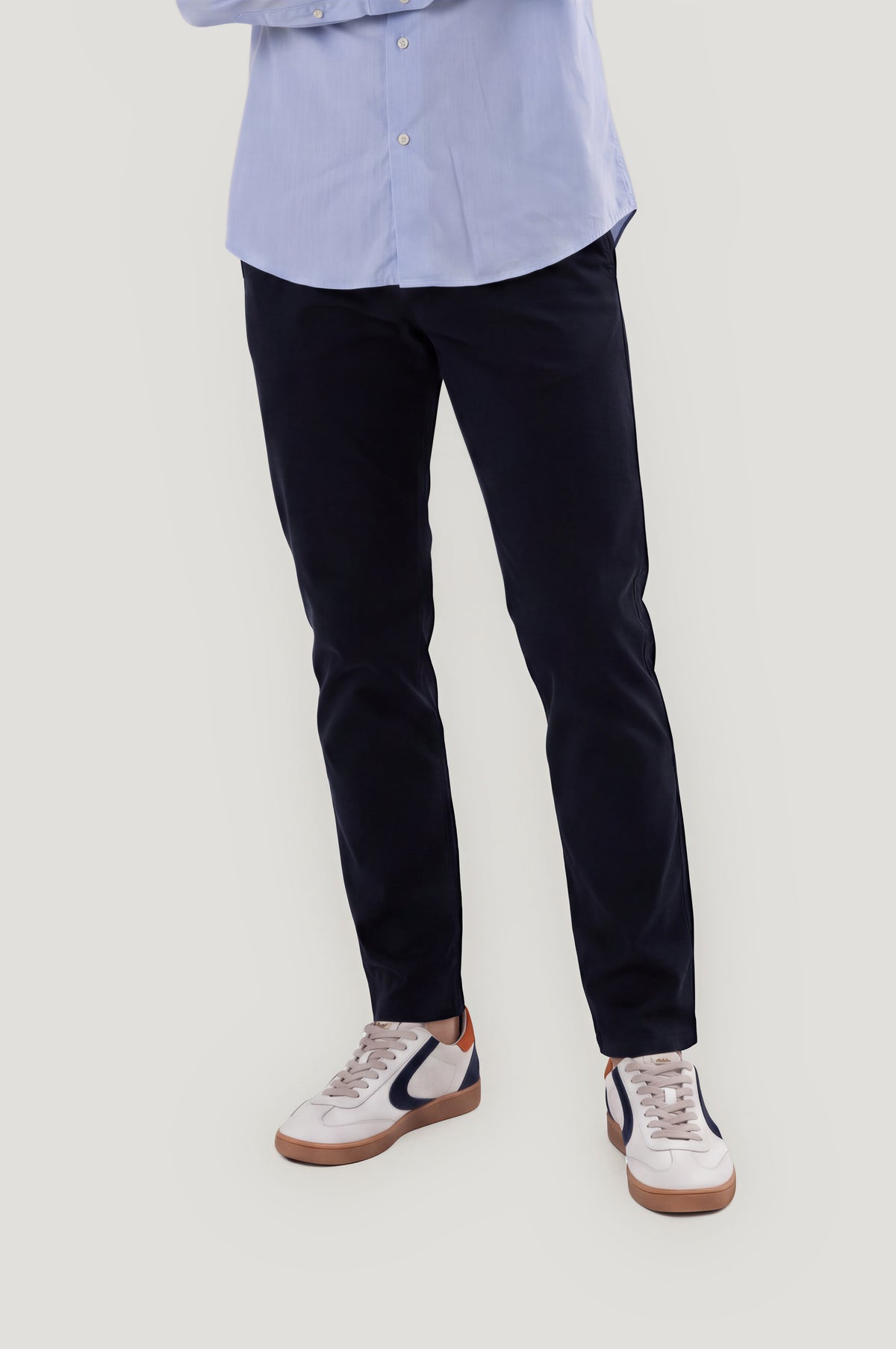 Navy chino casual pants