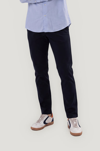 Navy chino casual pants