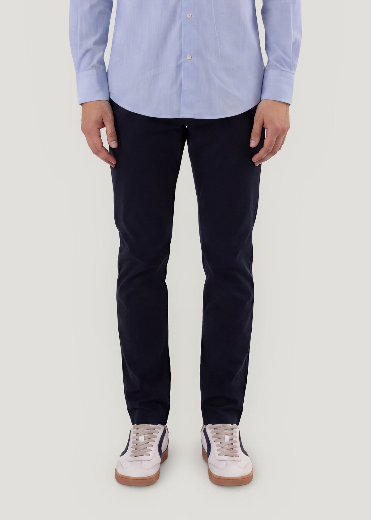 Navy chino casual pants