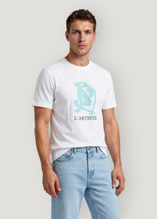 Camiseta L' Artiste blanca