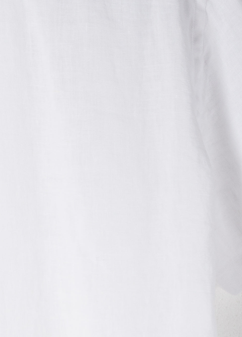 Camisa manga corta lino blanca