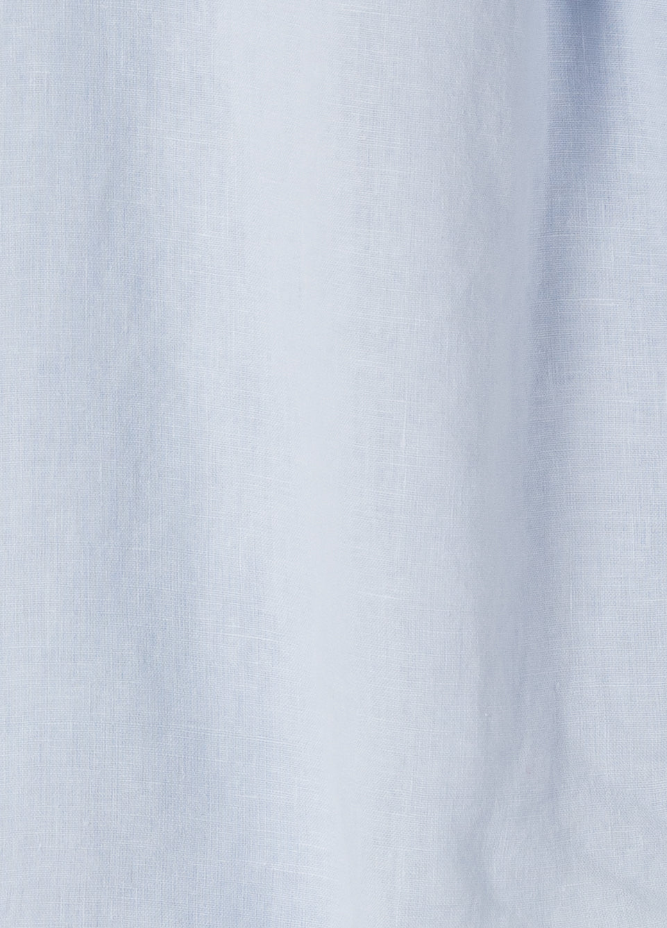Light blue linen short-sleeved shirt