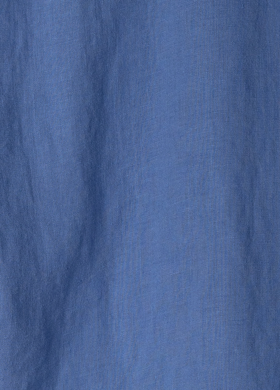 Camisa manga corta lino azul