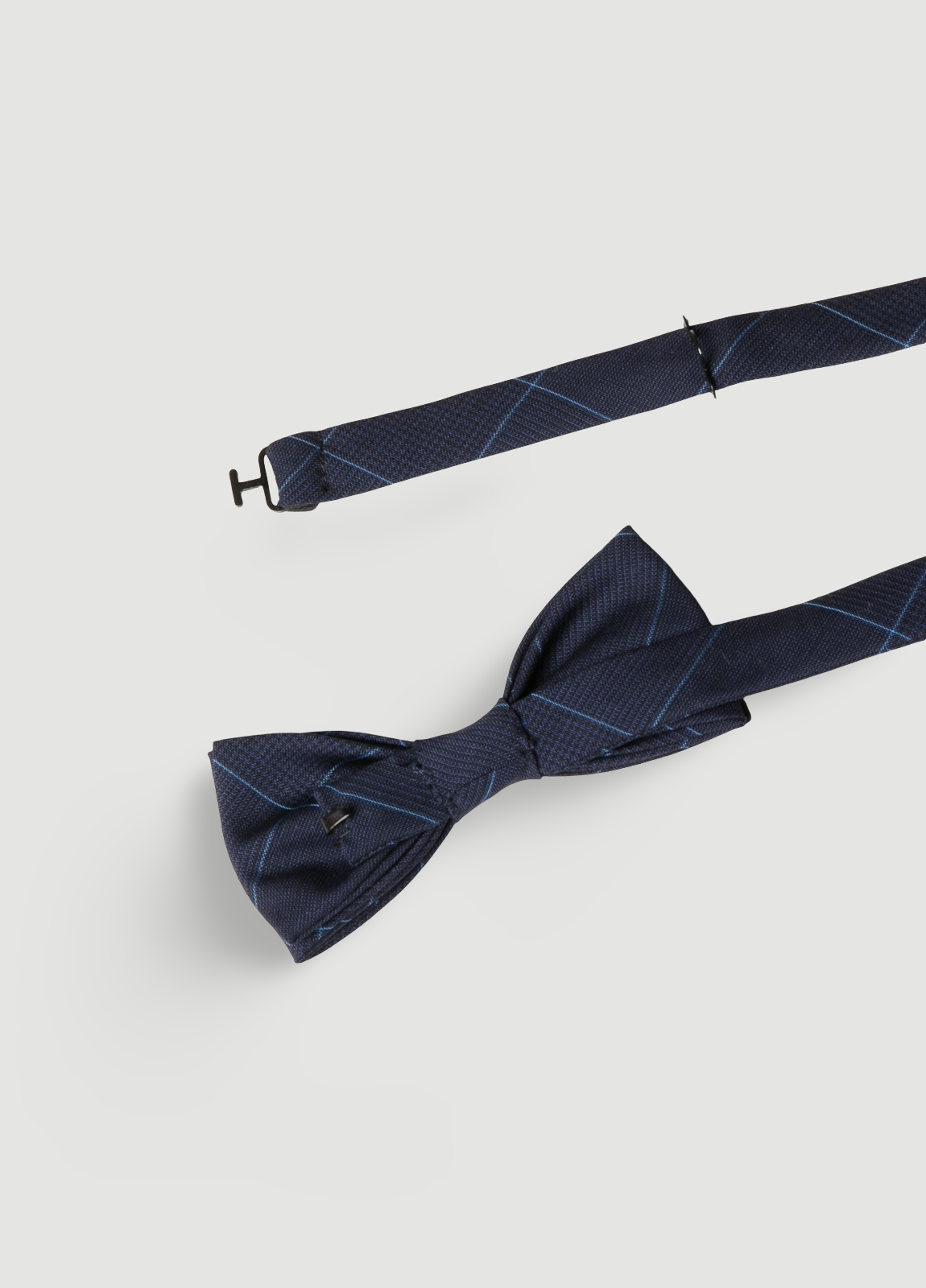 Pajarita vestir cuadro azul