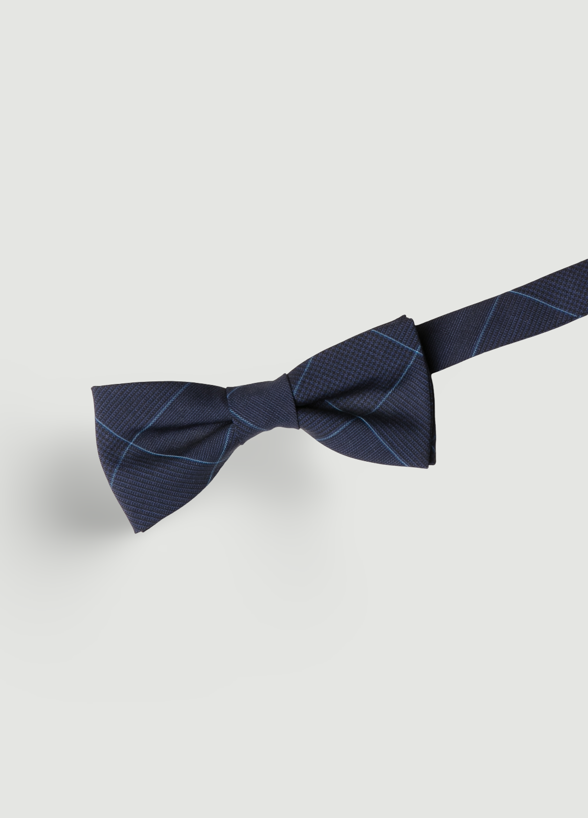 Pajarita vestir cuadro azul