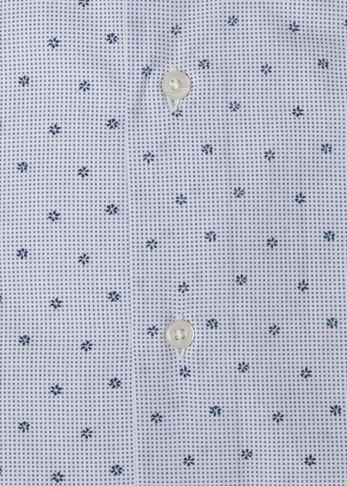 Blue micro-pattern shirt