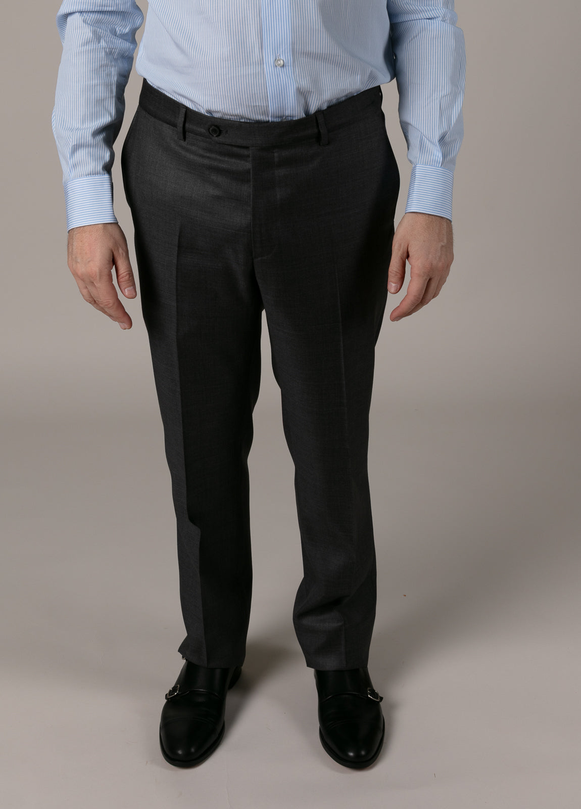 Traje vestir textura gris