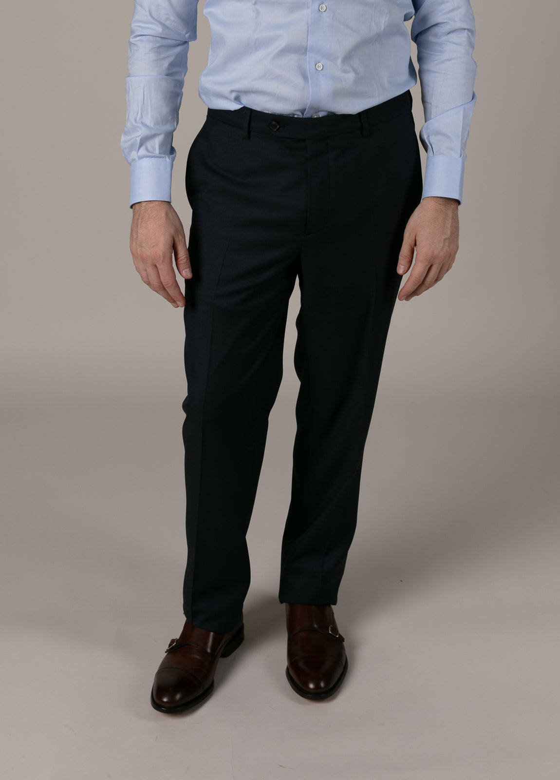 Traje vestir ojo perdiz azul marino