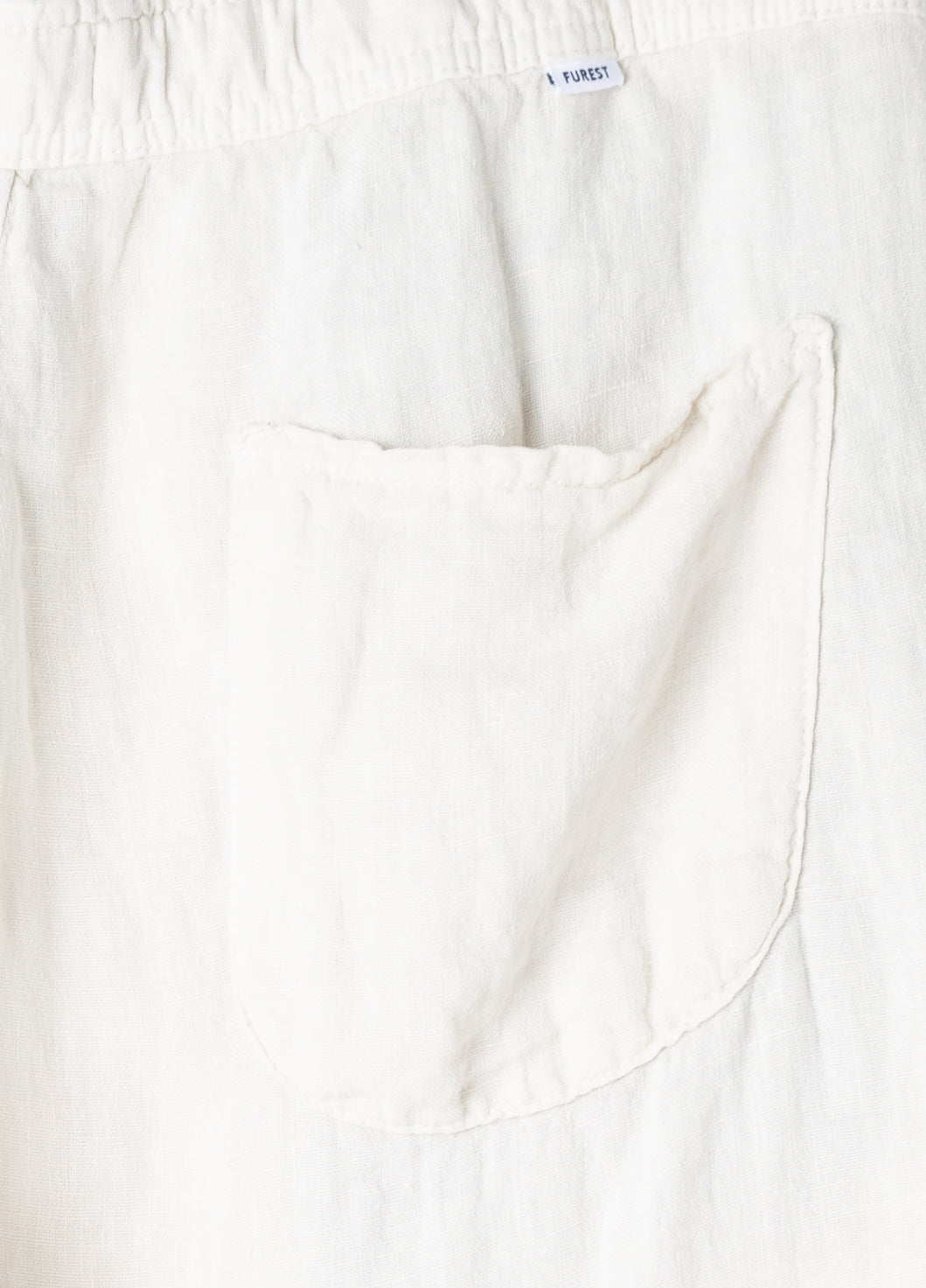 Pantalón jogger lino crudo