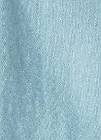 Camisa sport polera lino y algodón verde