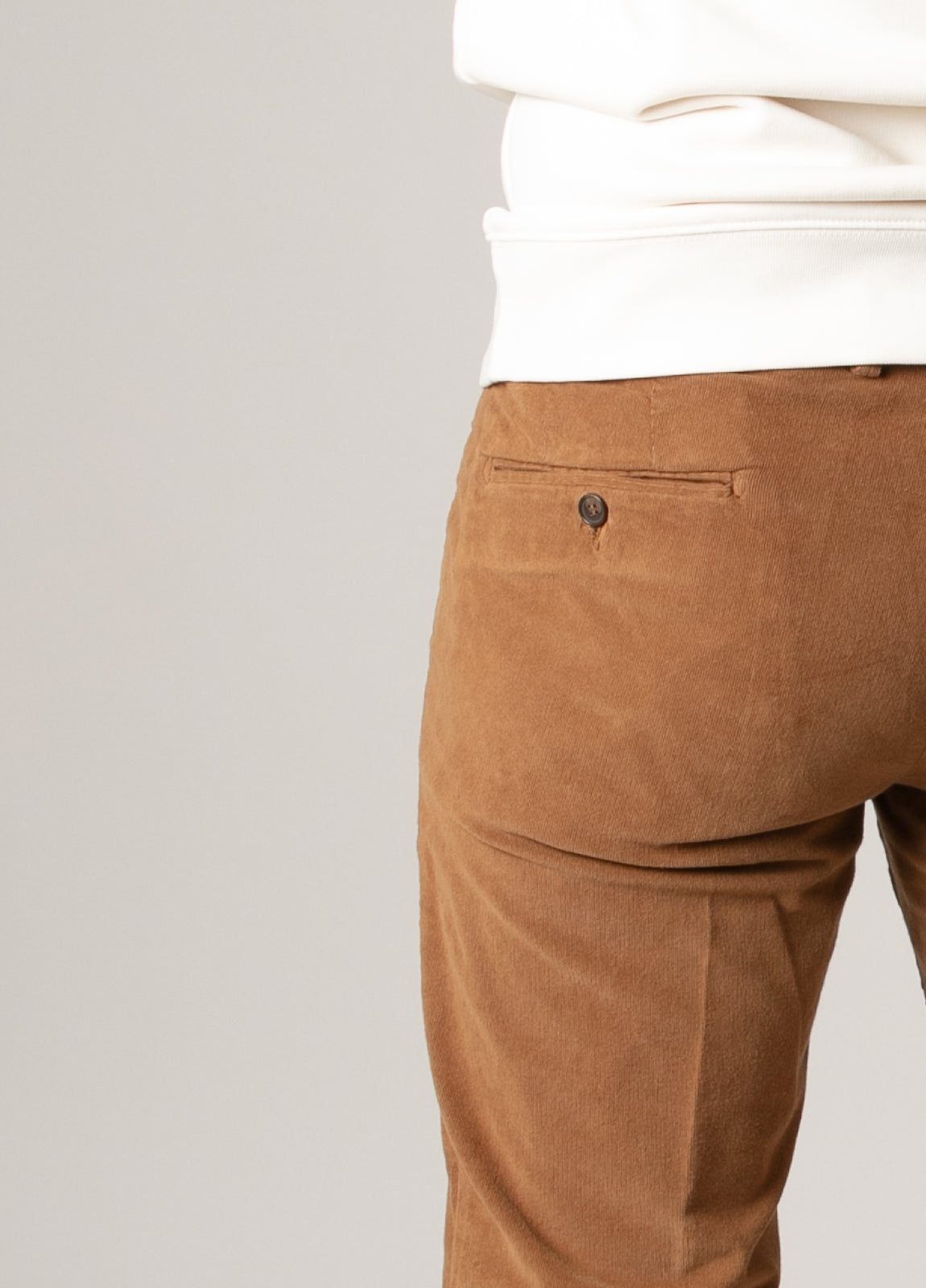 Pantalón micro pana tostado