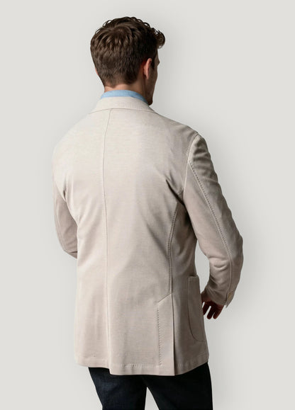 Sand-textured blazer