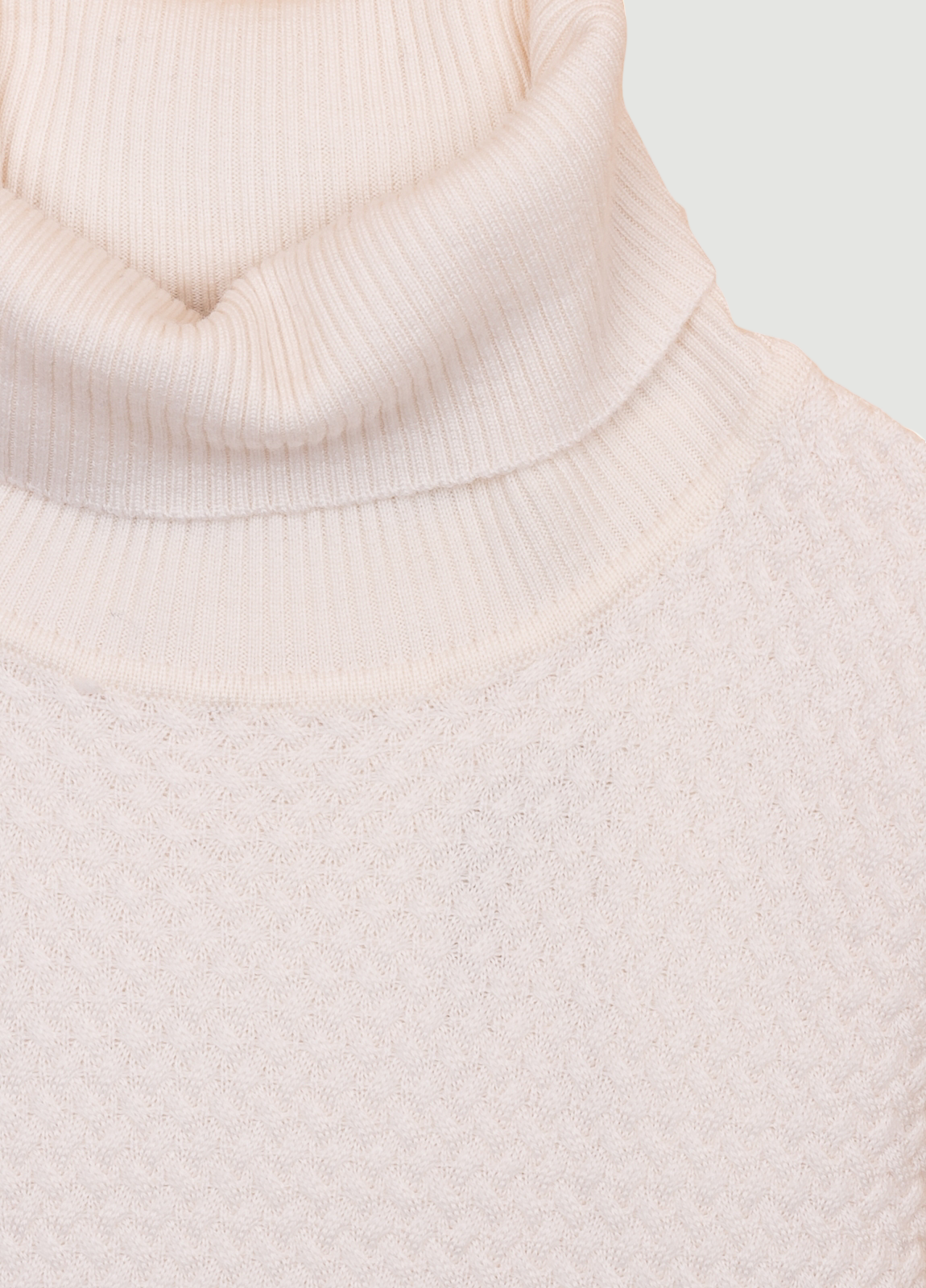 Jersei ´ cuello cisne crudo