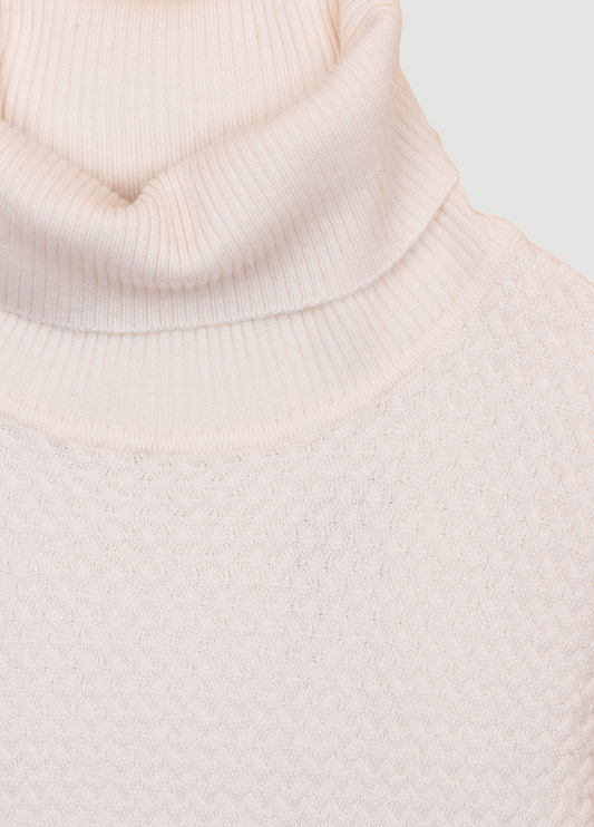 Jersei ´ cuello cisne crudo