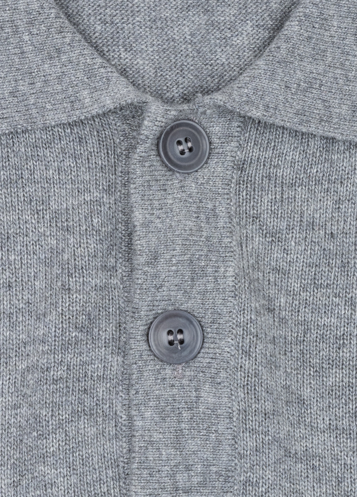 Grey polo neck jersey