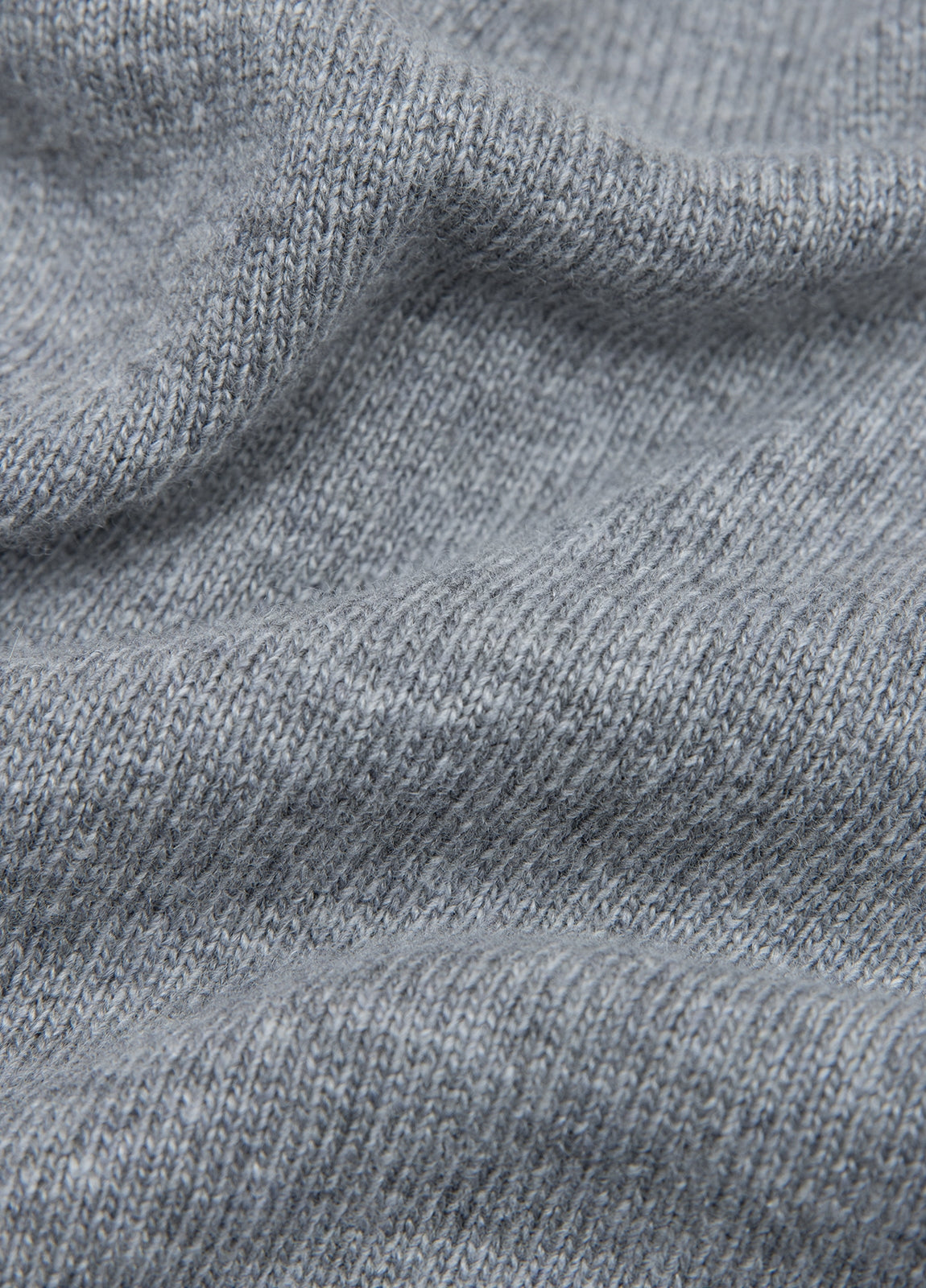 Grey polo neck jersey