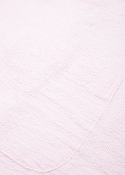 Pink micro stripe short-sleeved sport shirt