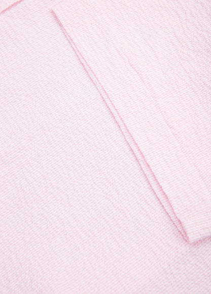 Pink micro stripe short-sleeved sport shirt