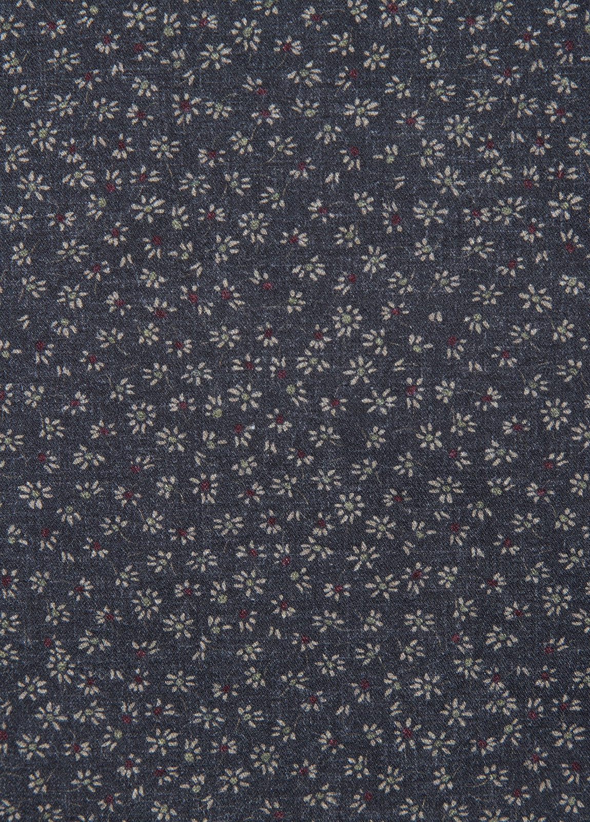 Dark grey floral print sport shirt