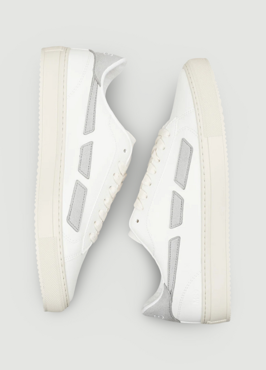 Sneakers blanco y gris