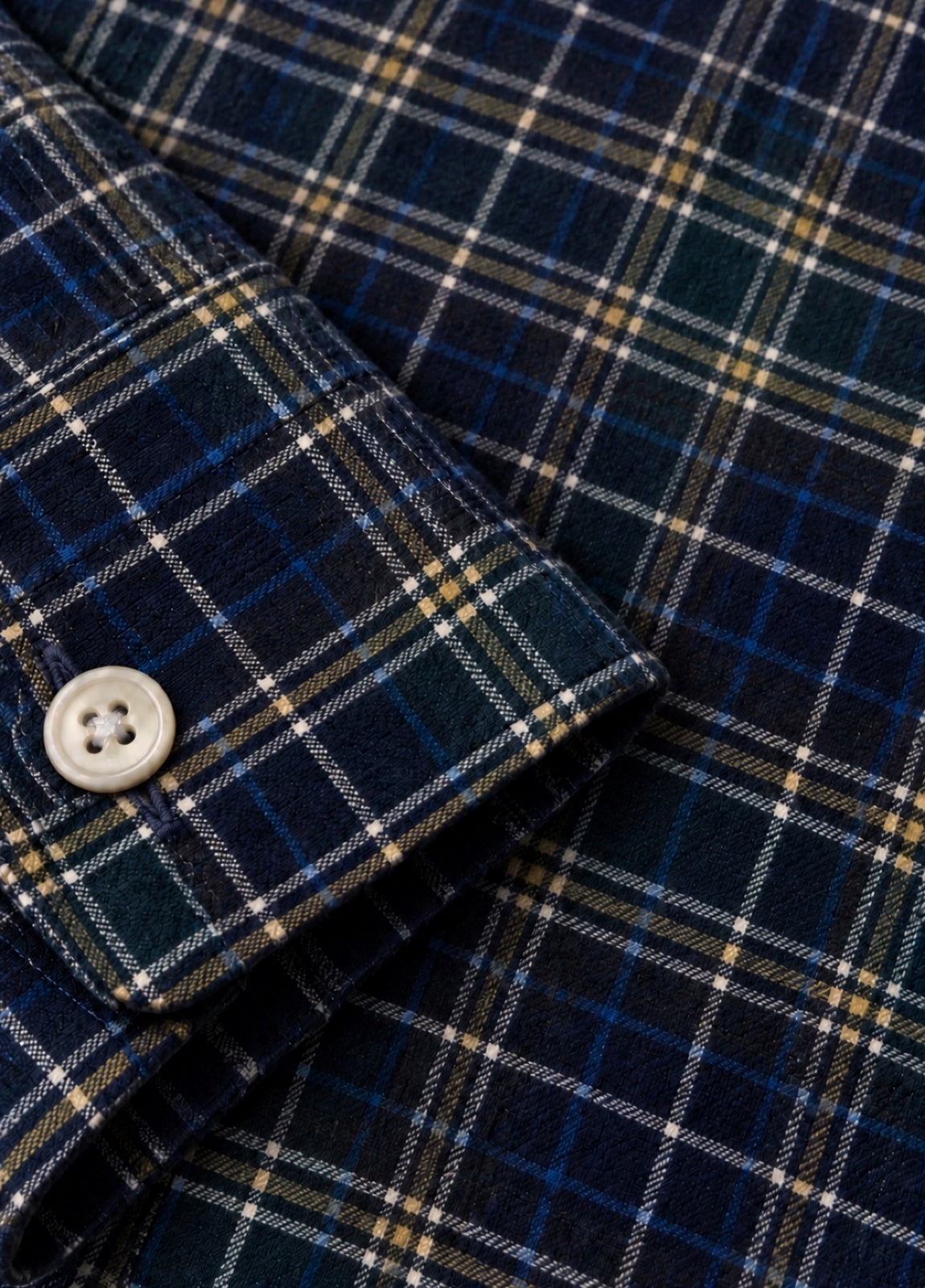 Camisa sport cuadrito verde