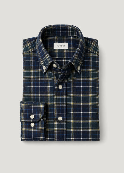 Camisa sport cuadrito verde