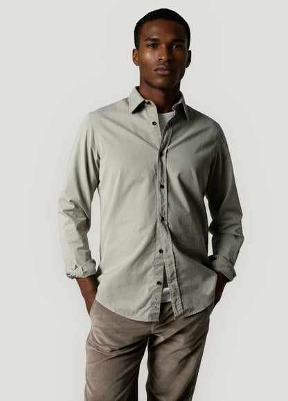 Camisa sport sarga piedra
