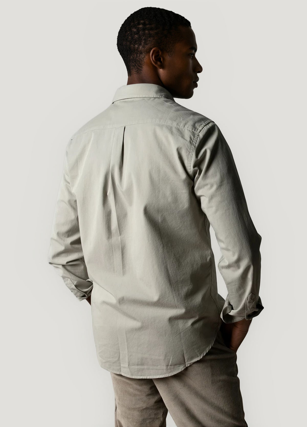 Camisa sport sarga piedra