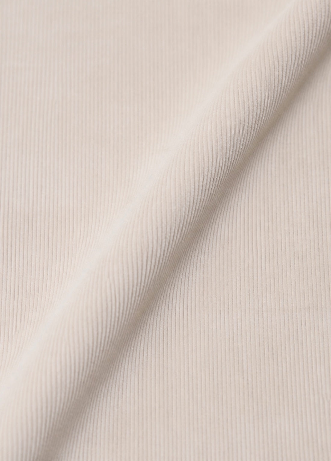 Off-white corduroy casual shirt