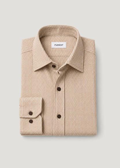 Camisa sport cuadritos arena