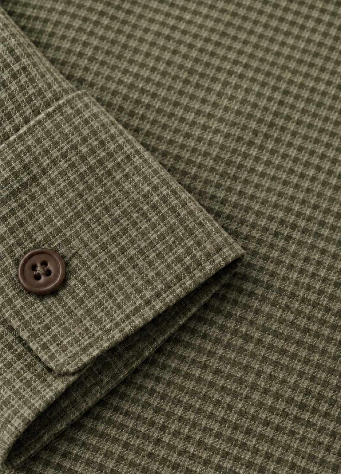 Camisa sport cuadritos verde