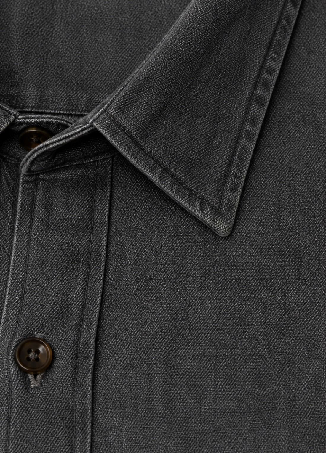 Camisa sport denim antracita