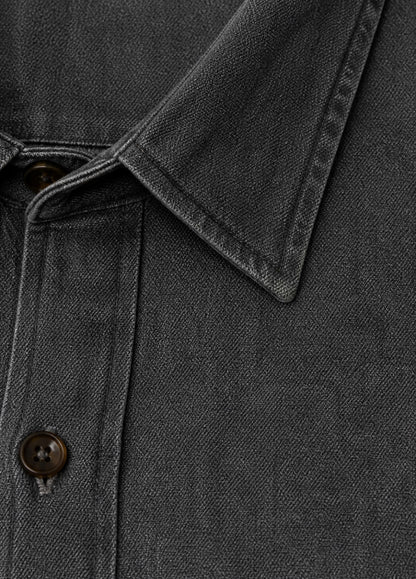 Camisa sport denim antracita
