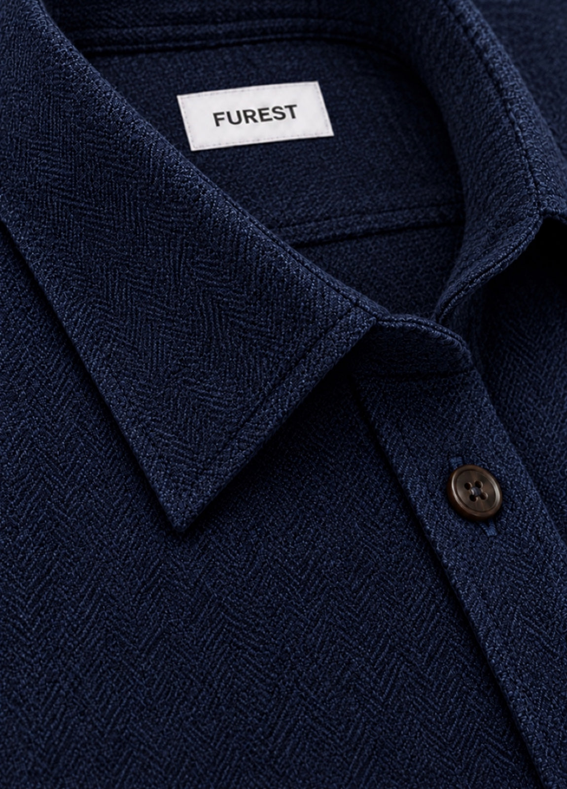 Camisa sport afranelada espiga marino